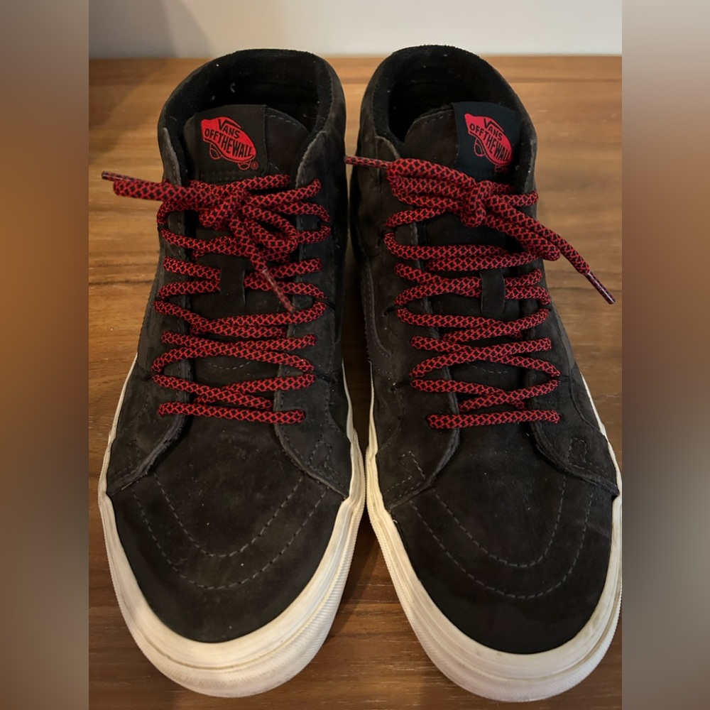 Vans Sk8- Mid, Grey (forged iron) suede, men’s size 10